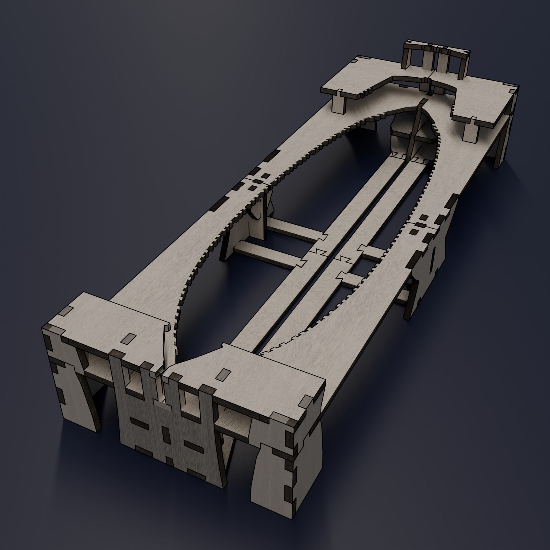 The Mutine shipyard is available in 1/36 scale.